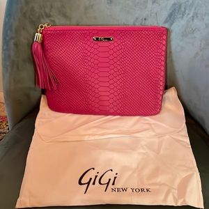 GiGi New York Leather Clutch